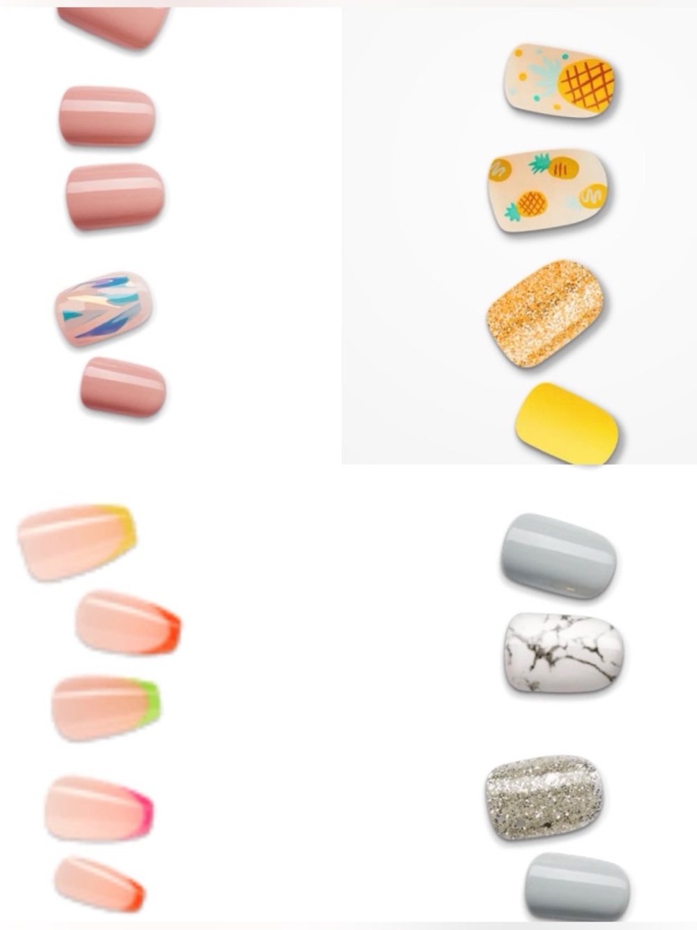 4 Sets Of Kiss ImPRESS Press On Nails